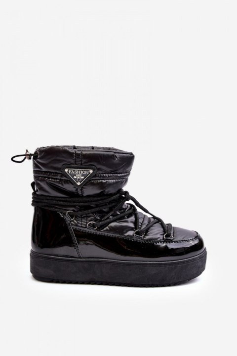 Śniegowce Model Fleure NB606 Black Śniegowce Model Fleure NB606 Black