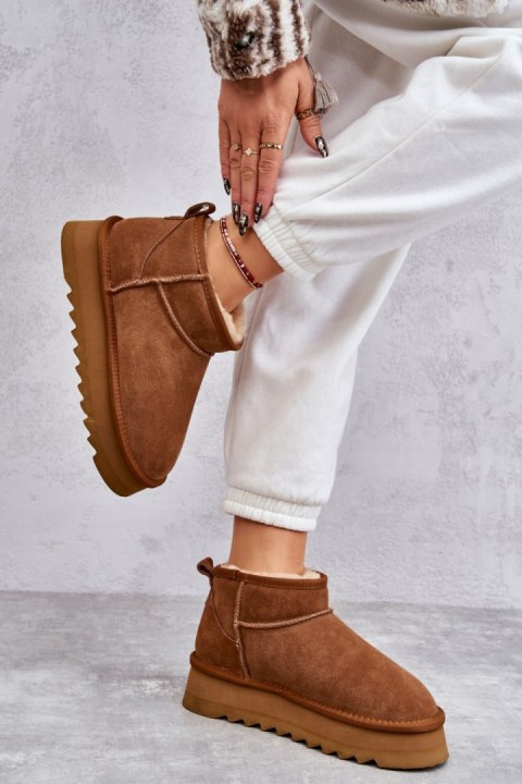 Śniegowce Model Nucca W5828 Camel Śniegowce Model Nucca W5828 Camel