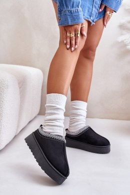 Śniegowce Model Remenia 20219-4A Black 