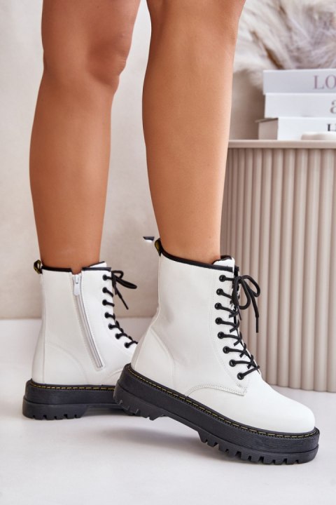 Workery damskie Model Naleli 24BT26-7403 White Workery damskie Model Naleli 24BT26-7403 White