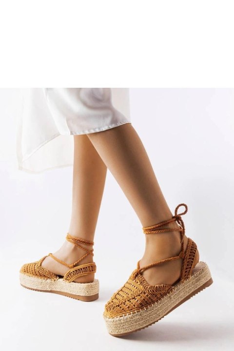 Camelowe wiązane espadryle Partenia - Solea Camelowe wiązane espadryle Partenia - Solea