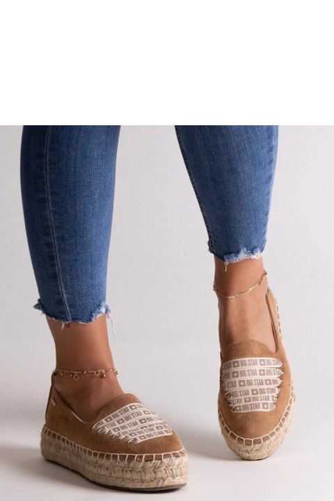 Brązowe espadryle Big Star JJ274892 - Solea Brązowe espadryle Big Star JJ274892 - Solea