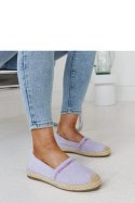 Fioletowe espadryle z cyrkoniami Abia - Solea