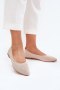 Baleriny damskie Model Sarina ZA43P Beige