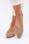 Baleriny damskie Model Sarina ZA43P Dark Beige