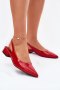 Baleriny damskie  Model Testori UC-170 Red 