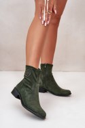 Botki damskie Model Lerioria ASA198-28 Green 