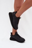 Sneakersy damskie Model Big Star OO274573 Hi-Poly System Black