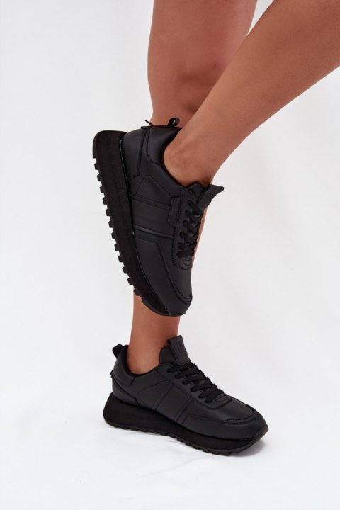 Sneakersy damskie Model Big Star OO274573 Hi-Poly System Black Sneakersy damskie Model Big Star OO274573 Hi-Poly System Black