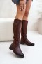 Kozaki damskie Model Ivasira ASA198-22 Brown