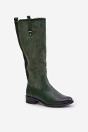 Kozaki damskie  Model Ivasira ASA198-22 Green 
