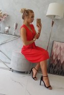 8288 Sukienka damska czerwona  
