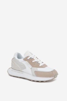 Sneakersy damskie skórzane Model Big Star OO274563 Hi-Poly System White