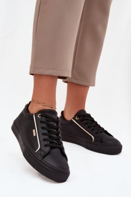 Sneakersy damskie Model Big Star SS274025 Black/Gold