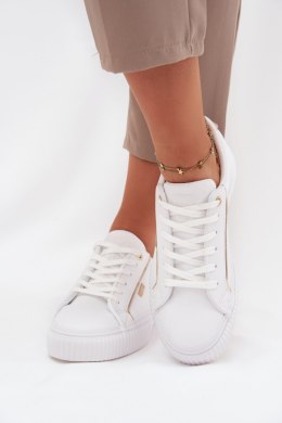 Sneakersy damskie Model Big Star SS274026 White/Gold