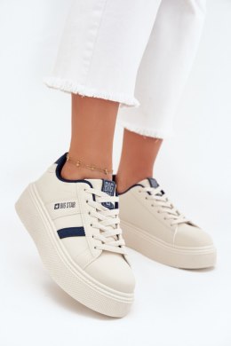 Sneakersy damskie Model Big Star SS274347 Light Beige