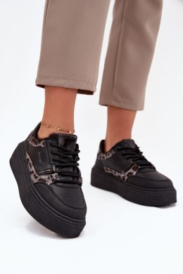Sneakersy damskie Model Big Star SS274358 Panterka/Black