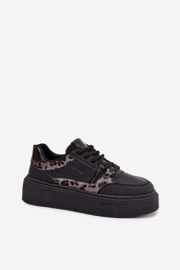 Sneakersy damskie Model Big Star SS274358 Panterka/Black