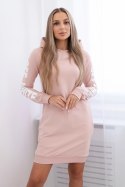 Sukienka Off White pudrowy beż  