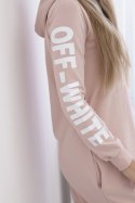 Sukienka Off White pudrowy beż  