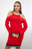 Sukienka Tres Chic czerwona  