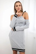Sukienka Tres Chic szara  