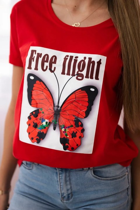 Bluzka Free Flight czerwona Bluzka Free Flight czerwona