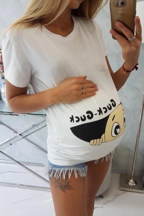 Bluzka ciążowa Guck biała Bluzka ciążowa Guck biała
