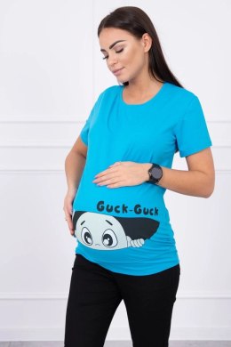 Bluzka ciążowa Guck turkusowa  