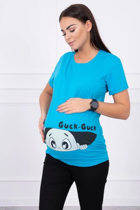 Bluzka ciążowa Guck turkusowa  