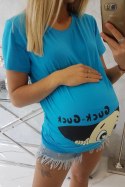 Bluzka ciążowa Guck turkusowa  