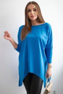 Bluzka oversize chabrowa  
