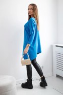 Bluzka oversize chabrowa  