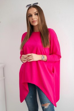 Bluzka oversize fuksja  