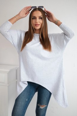 Bluzka oversize jasno szara  