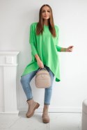 Bluzka oversize jasny zielony  