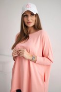 Bluzka oversize morelowa  