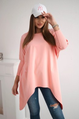 Bluzka oversize morelowa  