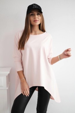 Bluzka oversize pudrowy róż  