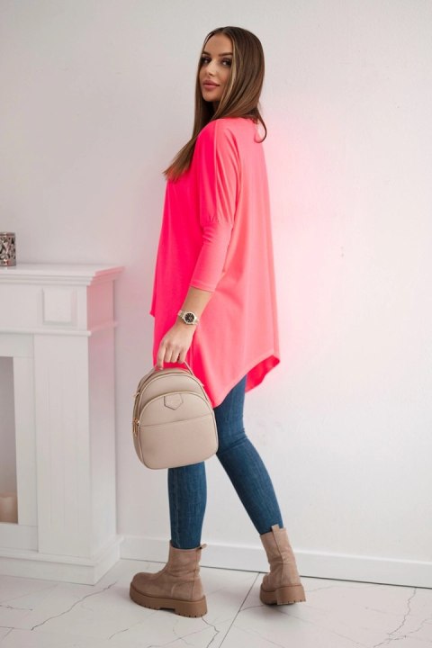 Bluzka oversize różowy neon Bluzka oversize różowy neon