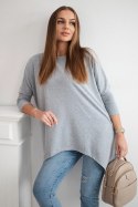 Bluzka oversize szara  