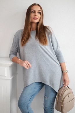 Bluzka oversize szara  