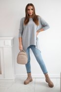Bluzka oversize szara  