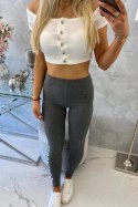 Legginsy damskie Brooklyn grafitowe