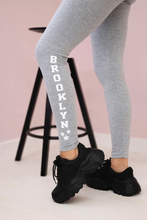 Legginsy damskie Brooklyn szare Legginsy damskie Brooklyn szare