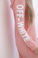 Sukienka Off White morelowa  