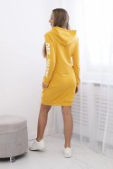 Sukienka Off White musztardowy  