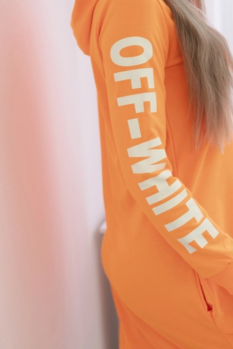 Sukienka Off White pomarańczowy neon Sukienka Off White pomarańczowy neon