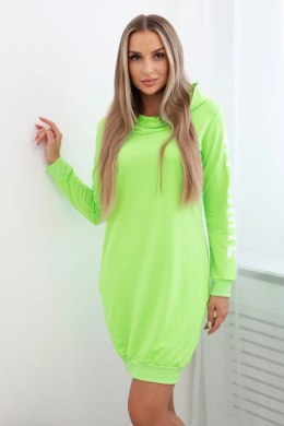 Sukienka Off White zielony neon  
