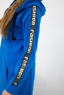 Bluza z suwakiem z tyłu jeans  